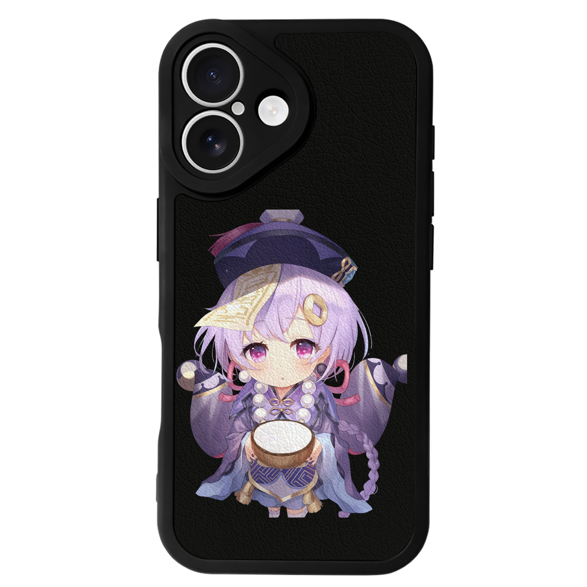 げんし神 七七 なな  genshin Nana 【iPhone 16シリーズ対応】シリコンスマホケース（レザー調） 材質：シリコン